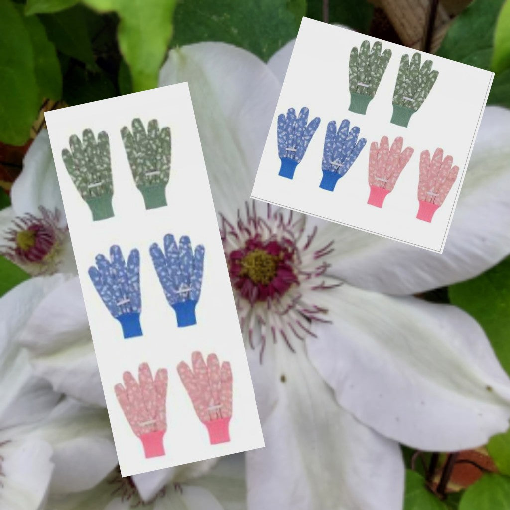 Gardening Gloves Wild Flower Design