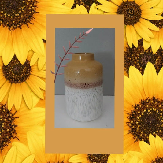 Two tone vase - large (17cm)