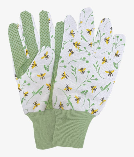 Bee Print Gloves - (adults)