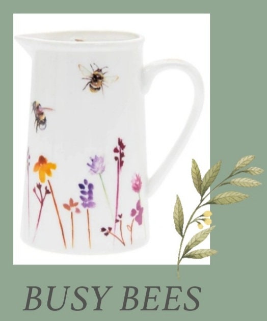 Busy Bee Ceramic Jug - in a box