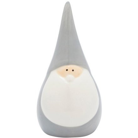 Santa Ceramic in Grey - Large