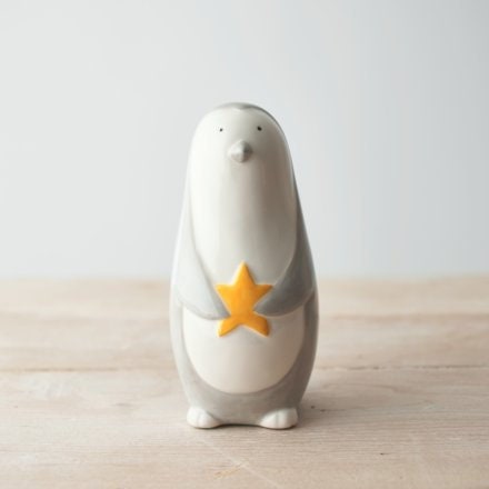 Ceramic Penguin with star