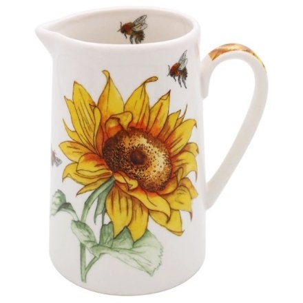 Bee-Tanical Sunflower Jug