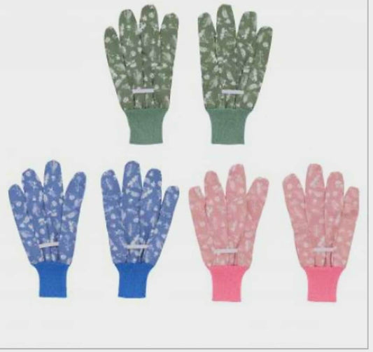 Gardening Gloves Wild Flower Design