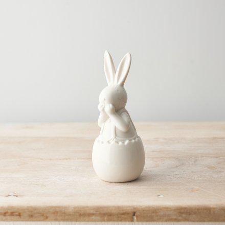 White ceramic bunny